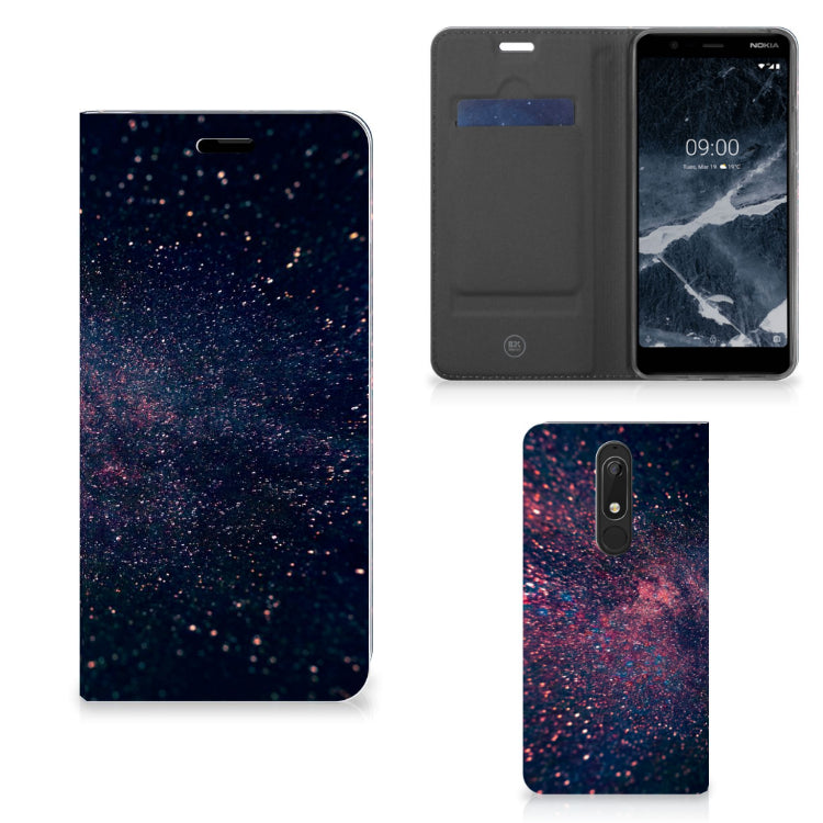 Nokia 5.1 (2018) Stand Case Stars