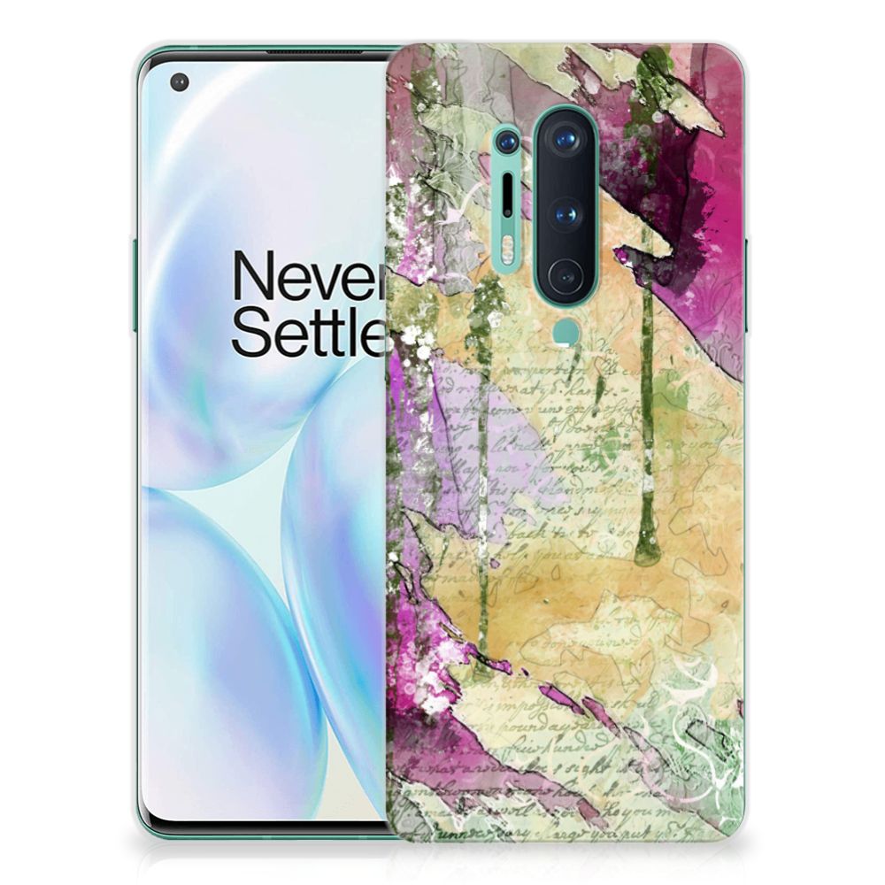 Hoesje maken OnePlus 8 Pro Letter Painting