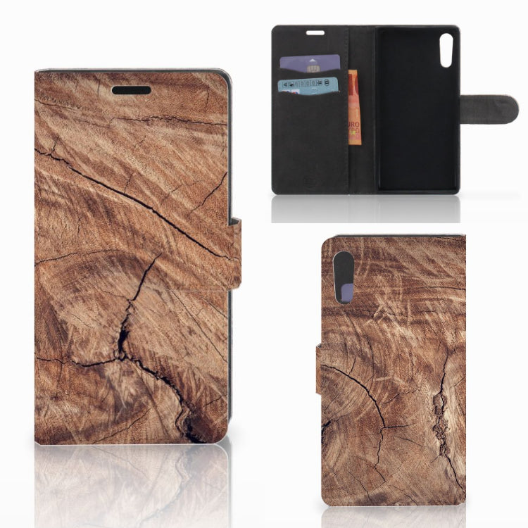 Sony Xperia XZ | Sony Xperia XZs Book Style Case Tree Trunk