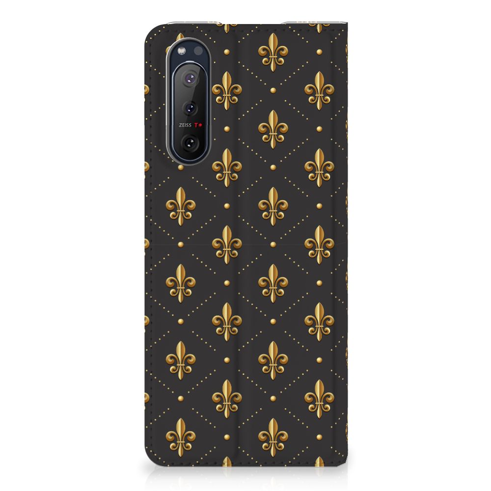 Sony Xperia 5 II Hoesje met Magneet Franse Lelie - B2C Telecom