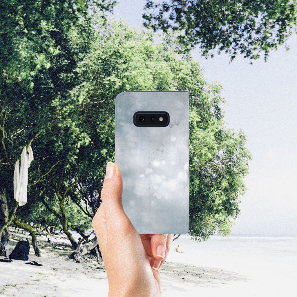 Bookcase Samsung Galaxy S10e Painting Grey