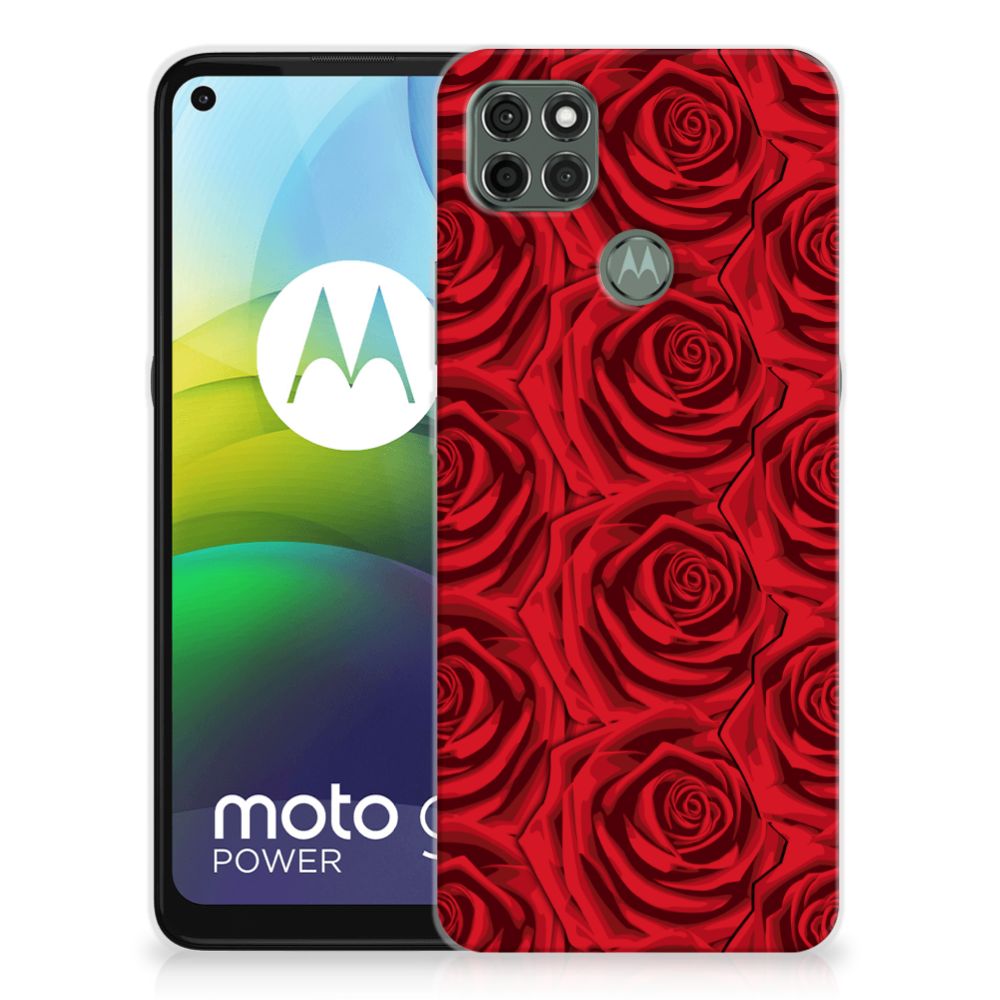 Motorola Moto G9 Power TPU Case Red Roses