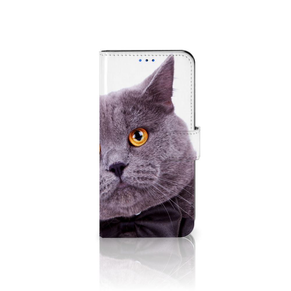 Huawei P Smart 2020 Telefoonhoesje met Pasjes Kat