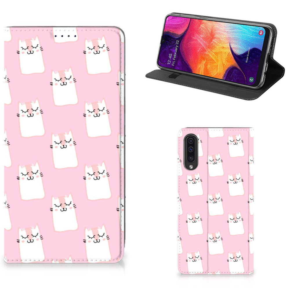 Samsung Galaxy A50 Hoesje maken Sleeping Cats