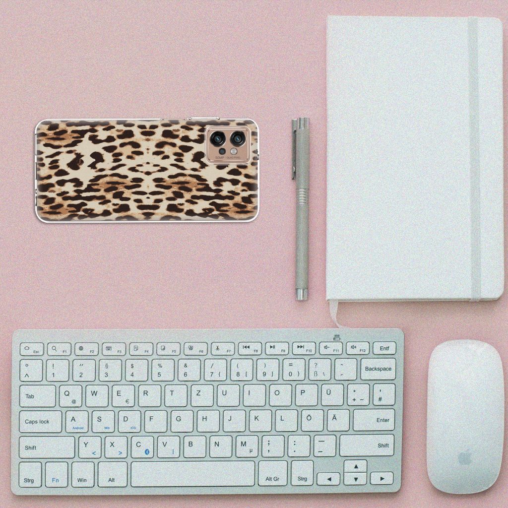 Motorola Moto G32 TPU Hoesje Leopard B2C Telecom