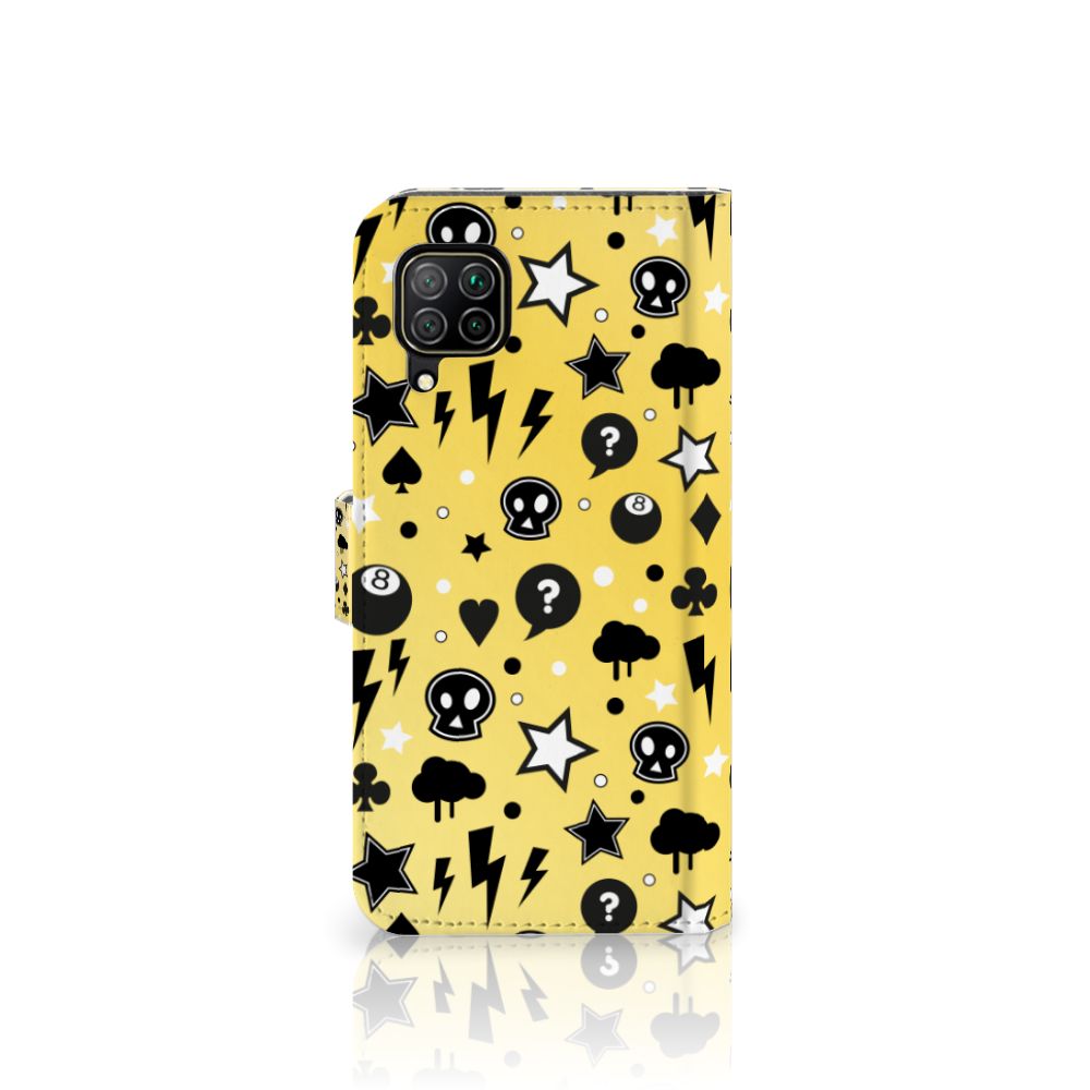 Telefoonhoesje met Naam Huawei P40 Lite Punk Geel