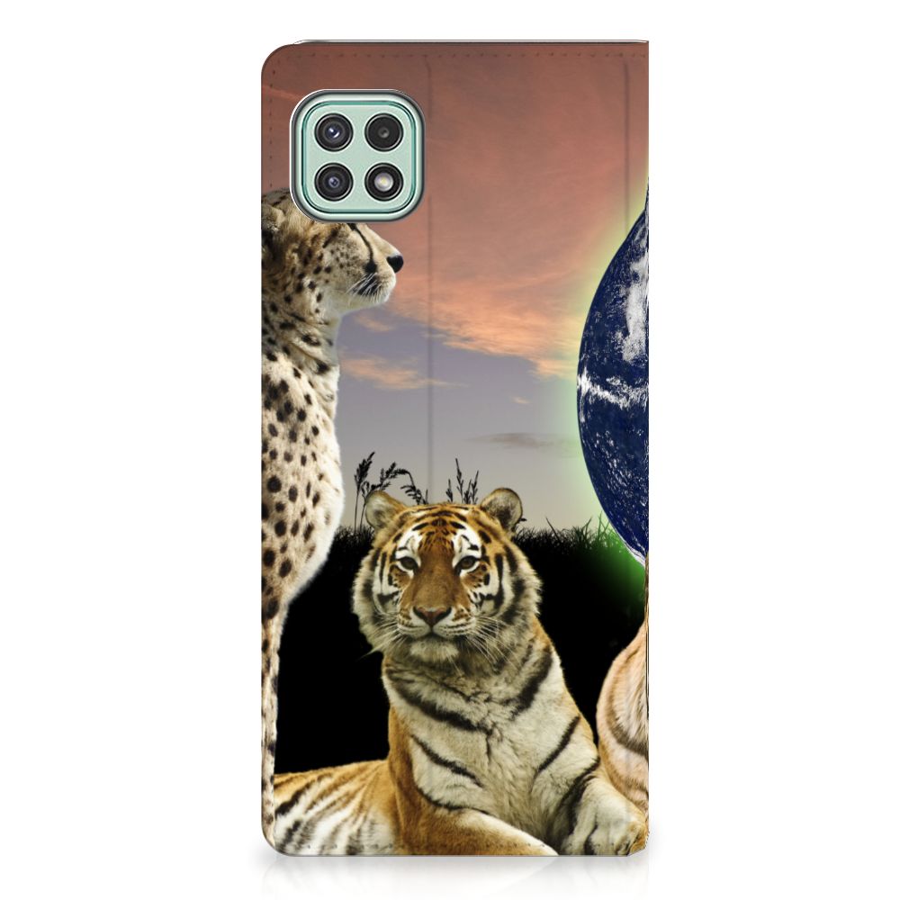 Samsung Galaxy A22 5G Hoesje maken Roofdieren - B2C Telecom