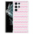 Samsung Galaxy S22 Ultra Doorzichtige Silicone Hoesje Waves Roze B2C Telecom