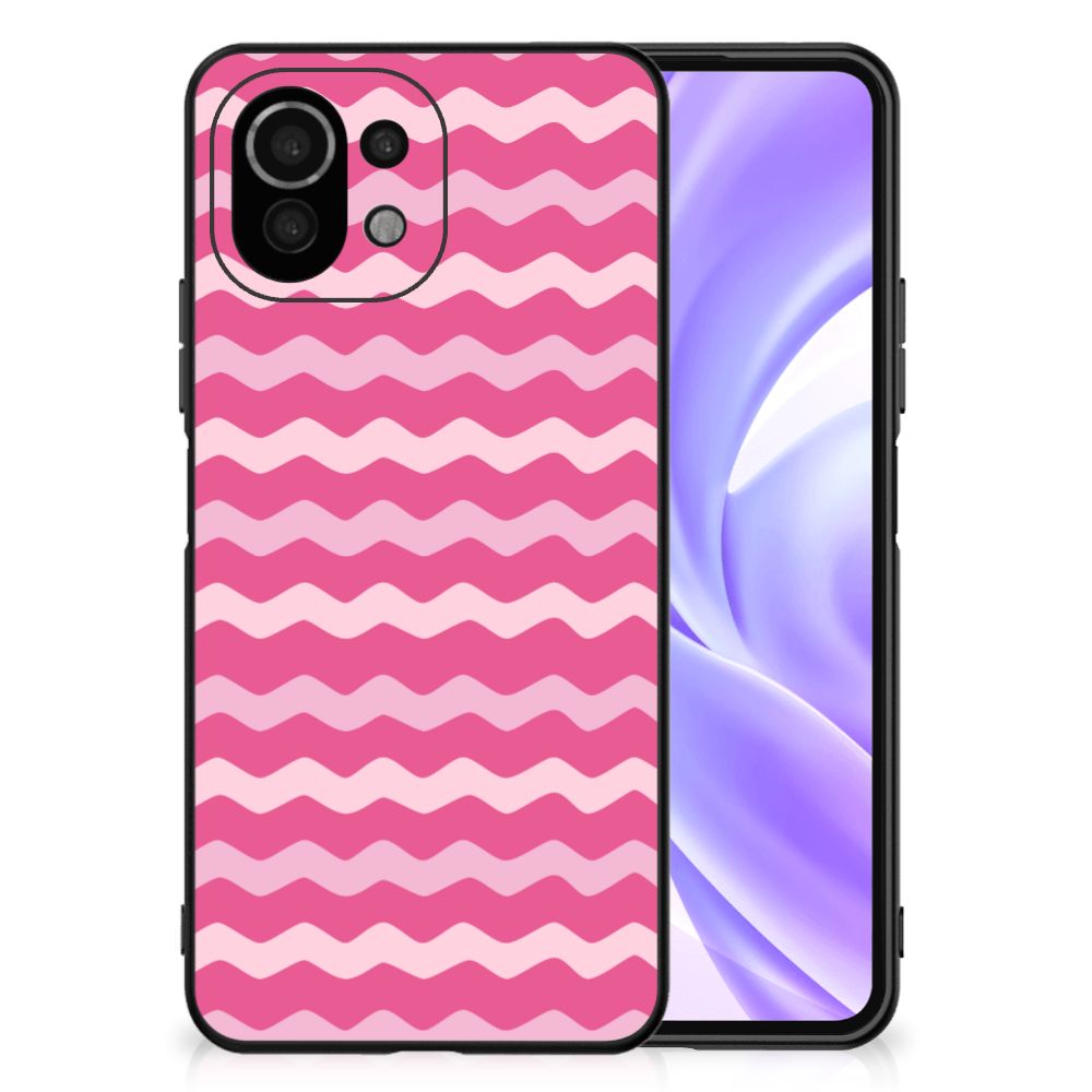 Xiaomi 11 Lite 5G NE | Mi 11 Lite Back Case Waves Pink