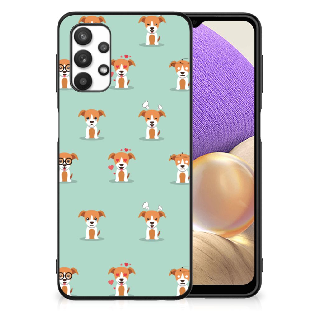 Samsung Galaxy A32 5G Dierenprint Telefoonhoesje Pups B2C Telecom