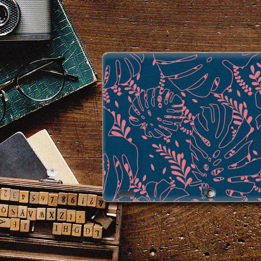 Lenovo Tab 10 | Tab 2 A10-30 Siliconen Hoesje Palm Leaves - B2C Telecom