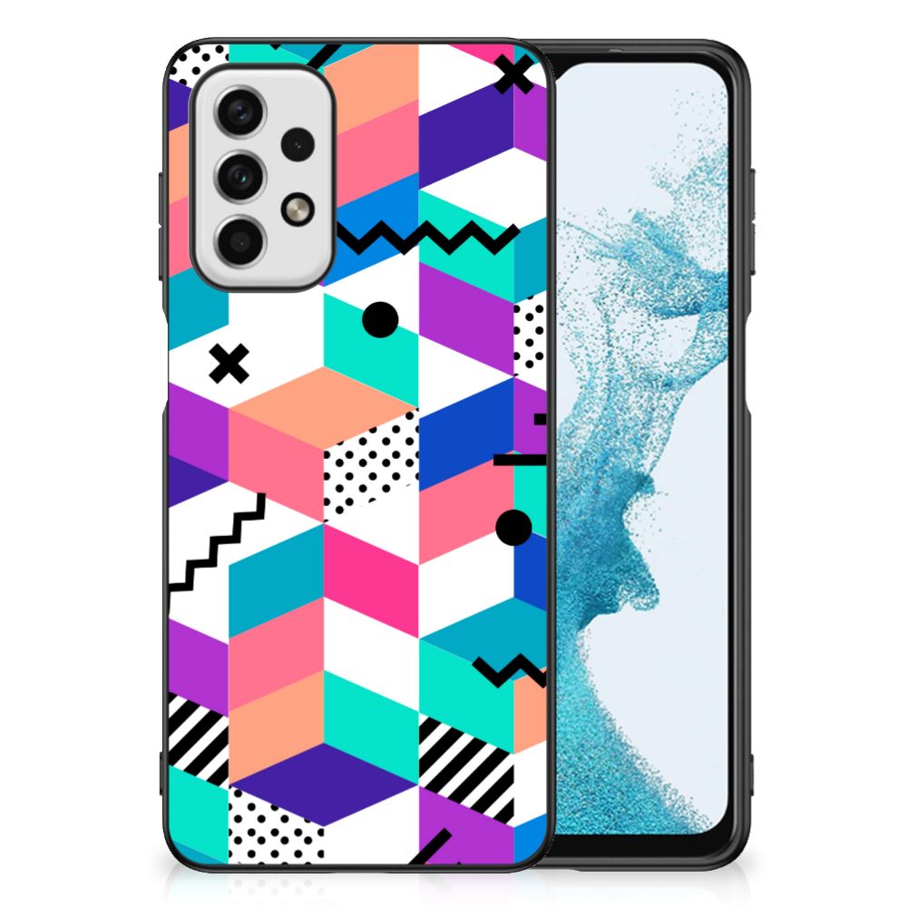 Samsung Galaxy A23 Backcover Blokken Kleurrijk B2C Telecom