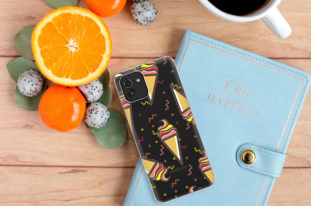 Samsung Galaxy A03 Siliconen Case Icecream B2C Telecom