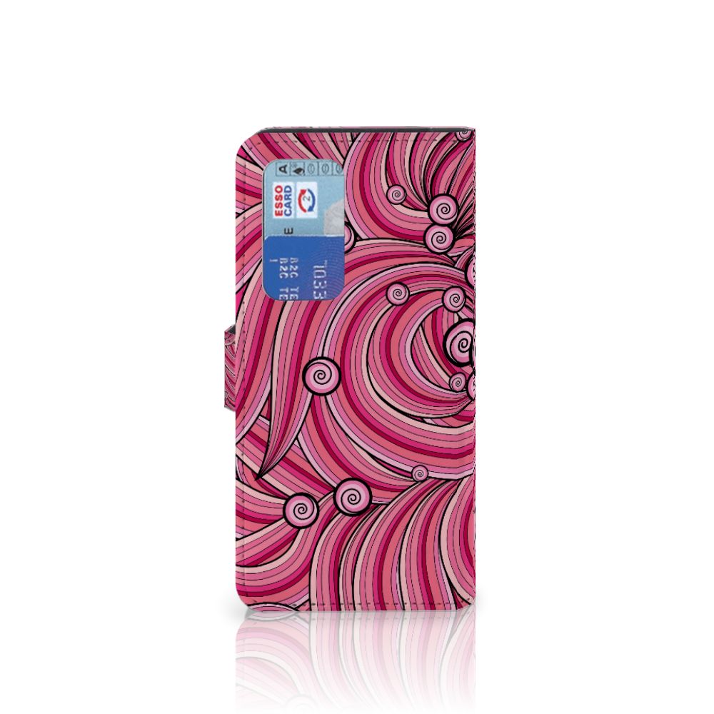 Huawei P40 Pro Hoesje Swirl Pink