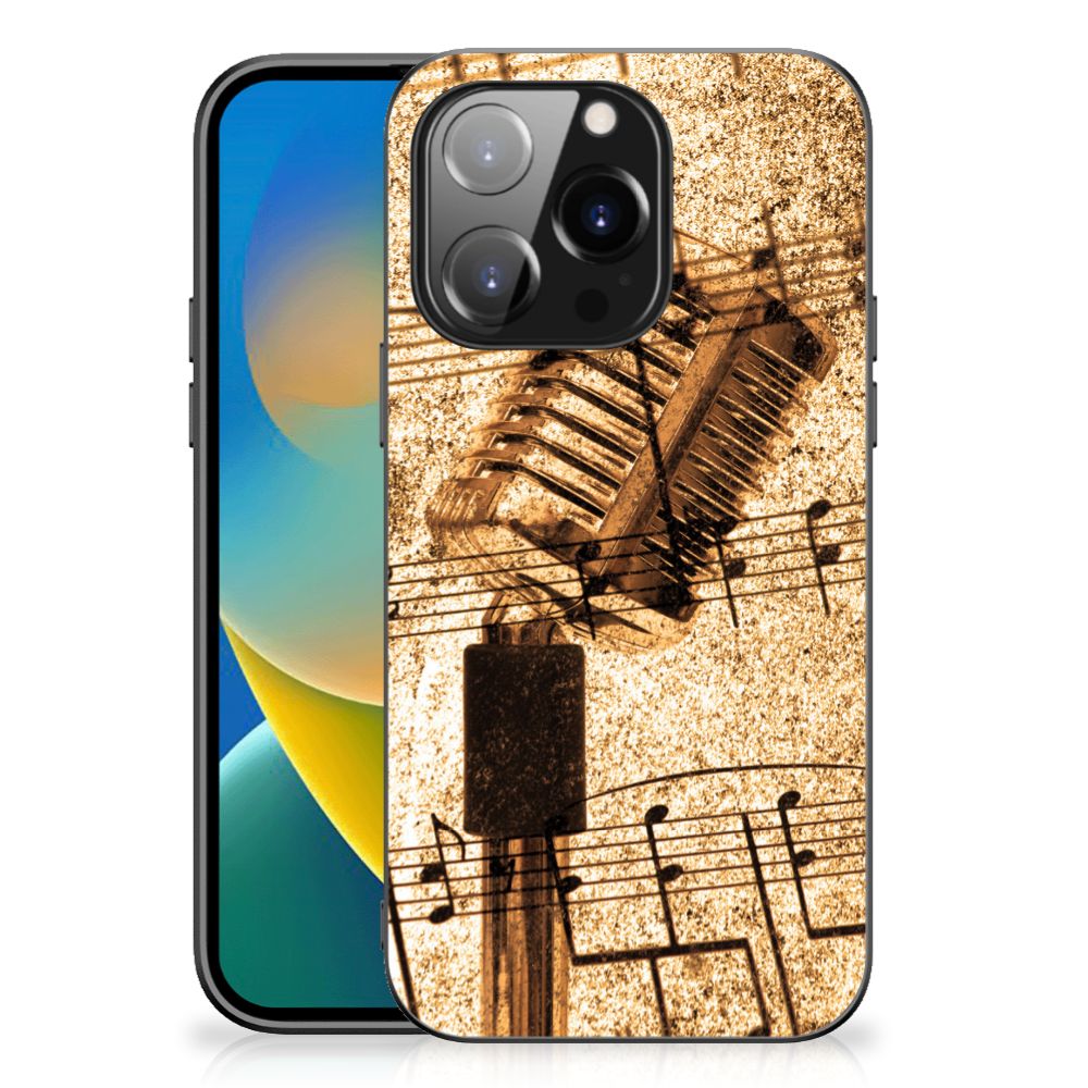 iPhone 14 Pro Silicone Back Case Bladmuziek B2C Telecom