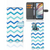 Motorola Moto G60 Telefoon Hoesje Zigzag Blauw