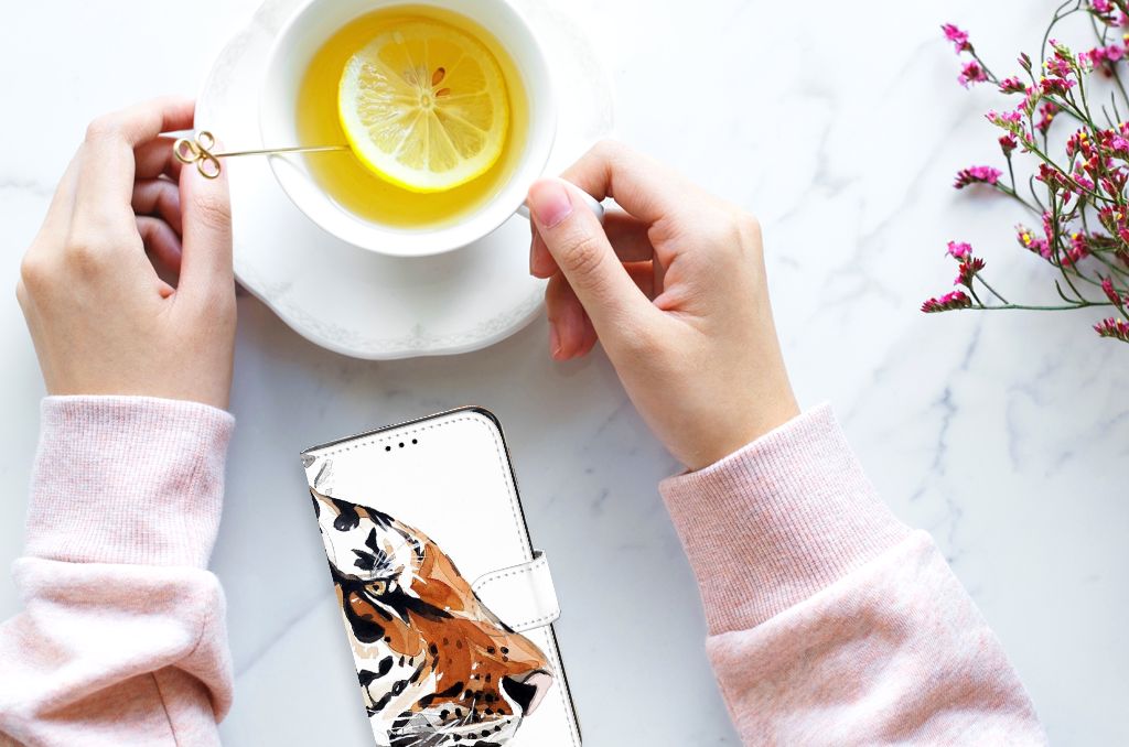 Hoesje Samsung Galaxy S7 Edge Watercolor Tiger