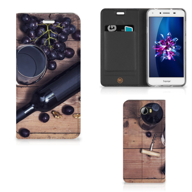 Huawei Y5 2 | Y6 Compact Flip Style Cover Wijn