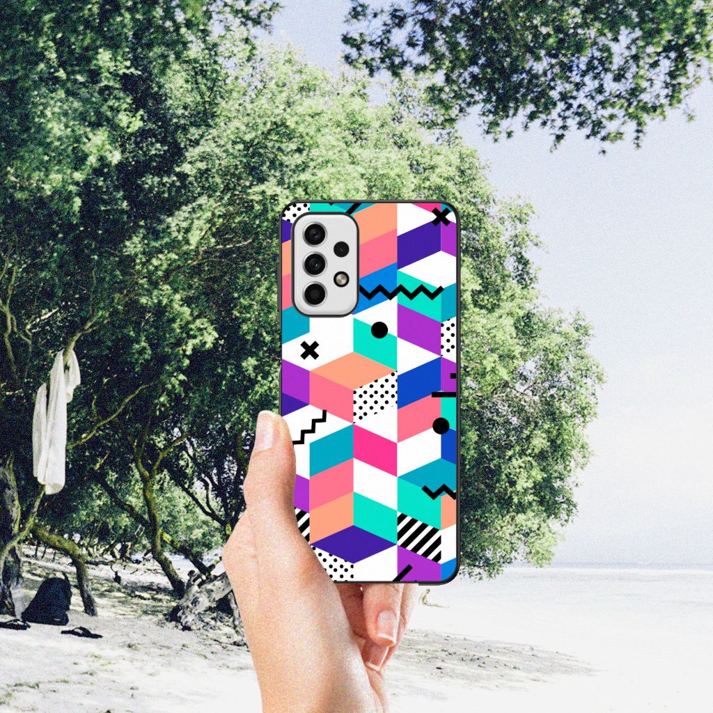 Samsung Galaxy A23 Backcover Blokken Kleurrijk B2C Telecom
