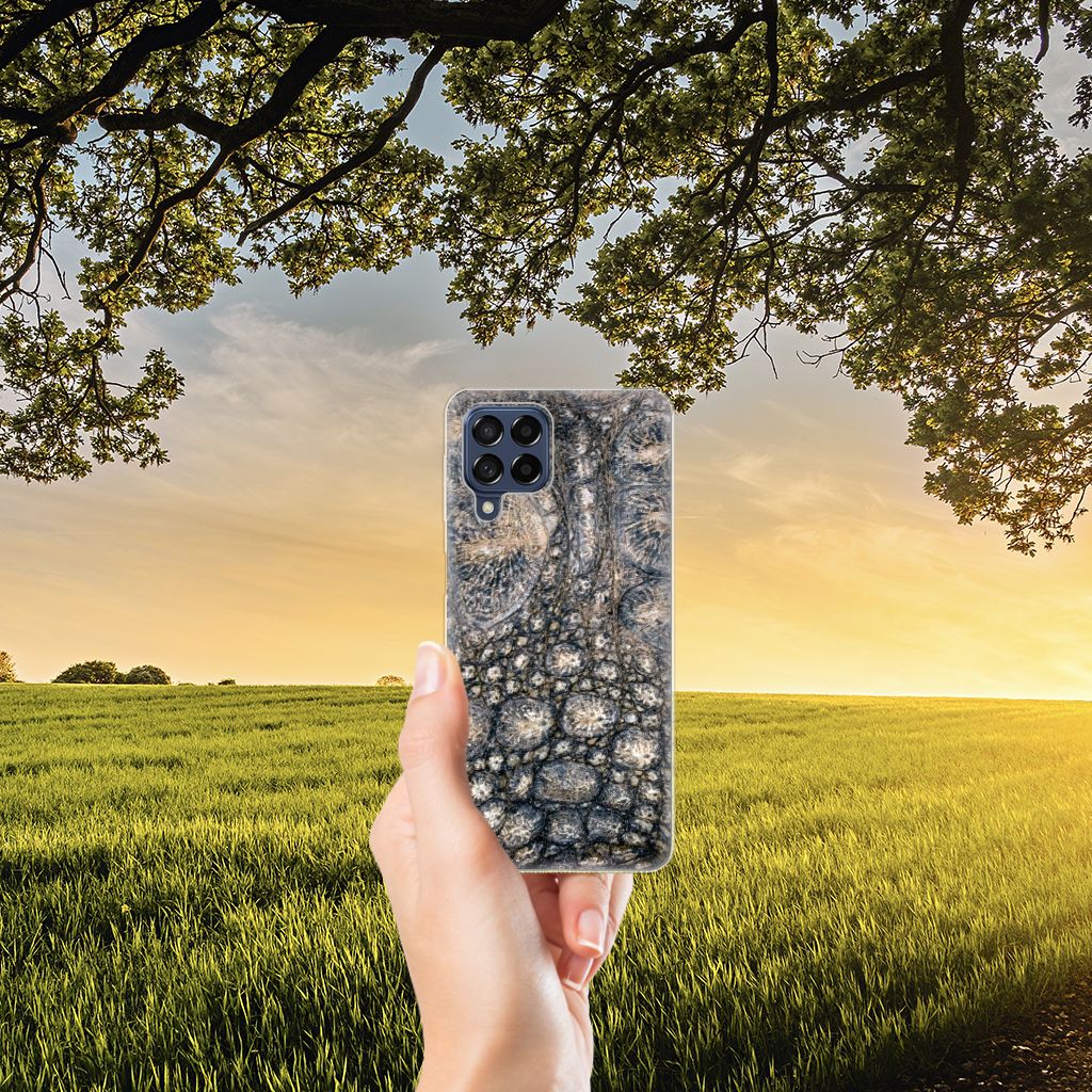 Samsung Galaxy M53 TPU Hoesje Krokodillenprint