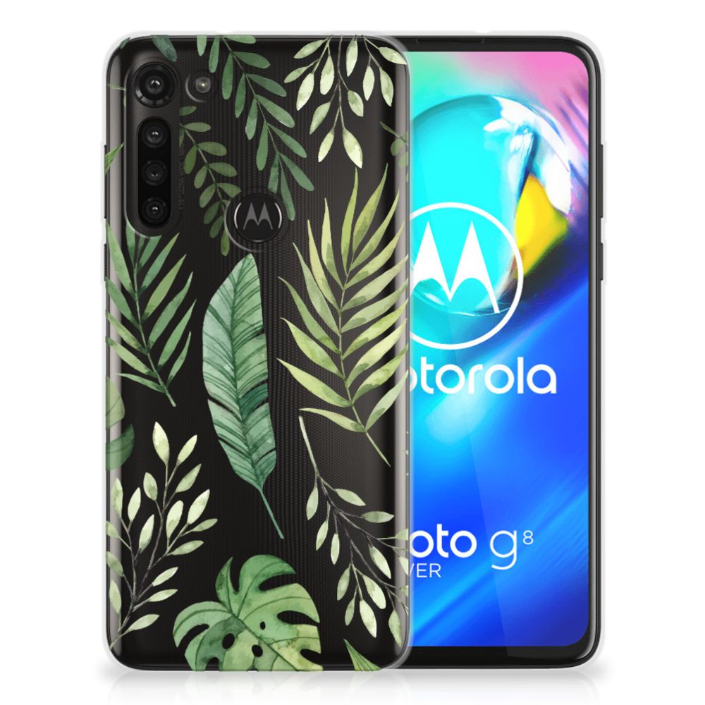 Motorola Moto G8 Power TPU Case Leaves