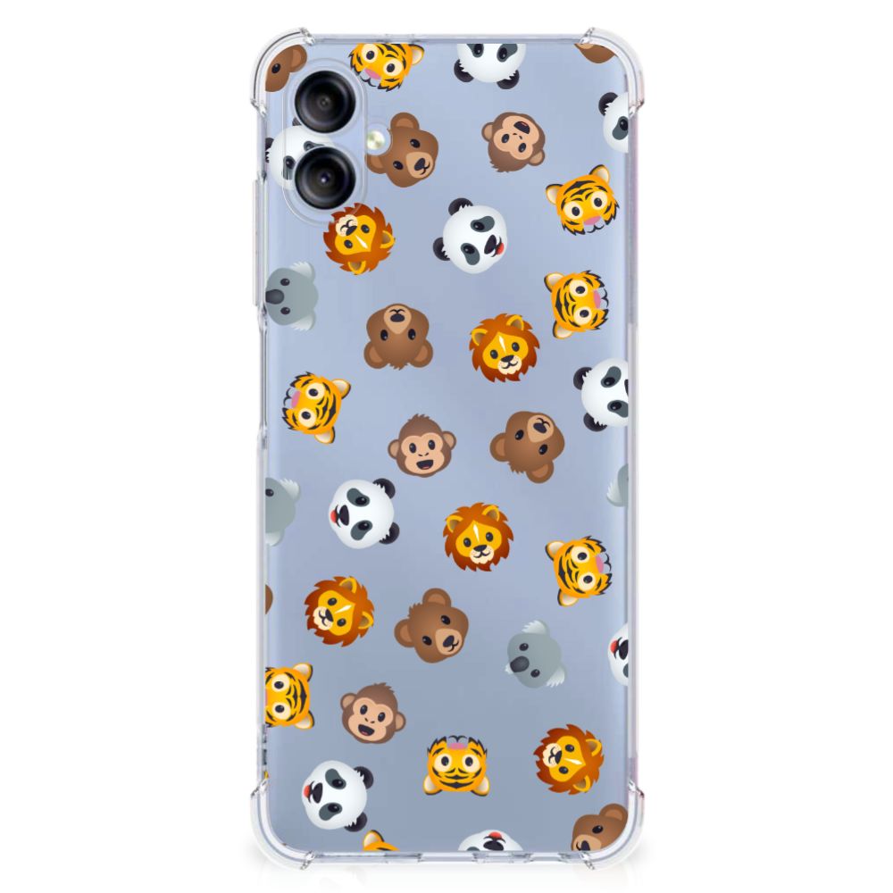 Doorzichtige Silicone Hoesje voor Samsung Galaxy A05 Dieren Emojis B2C Telecom