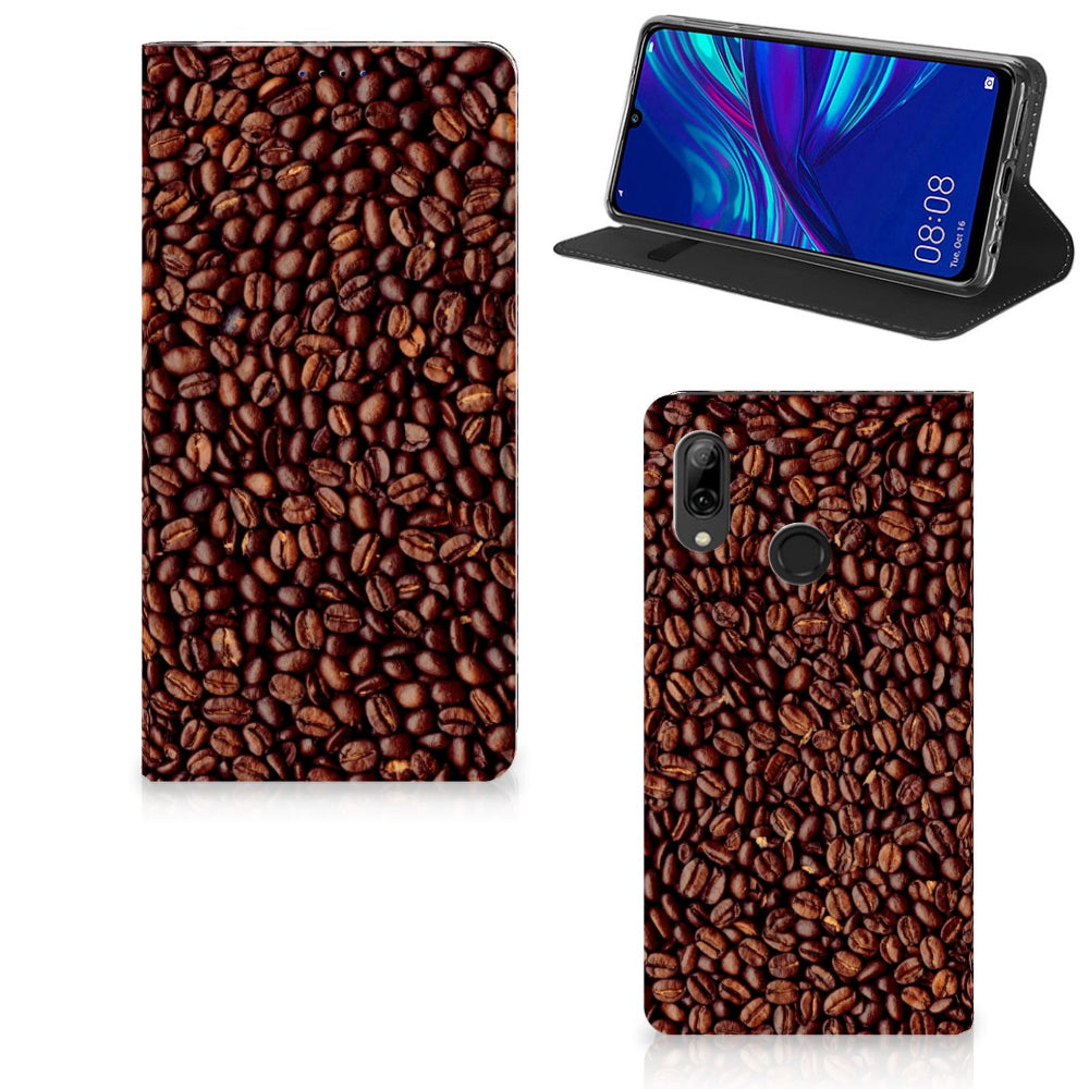 Huawei P Smart (2019) Flip Style Cover Koffiebonen