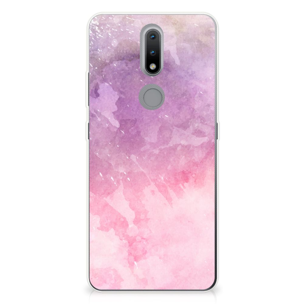 Hoesje maken Nokia 2.4 Pink Purple Paint