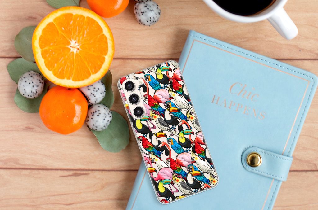 Samsung Galaxy S23 Plus TPU Hoesje Birds B2C Telecom