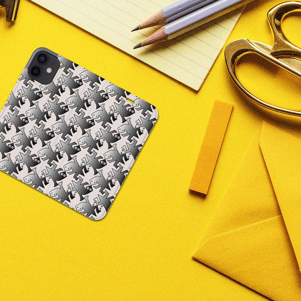 iPhone 12 Mini Hoesje maken Salamander Grey - B2C Telecom