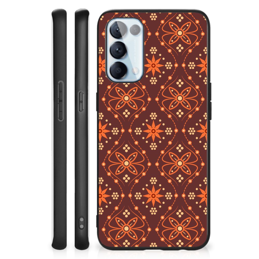 OPPO Reno5 5G | Find X3 Lite Back Case Batik Brown