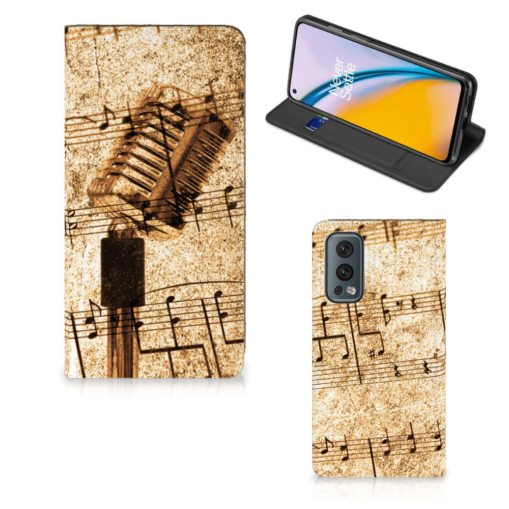 OnePlus Nord 2 5G Stand Case Bladmuziek