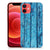 iPhone 12 Mini Bumper Hoesje Wood Blue B2C Telecom