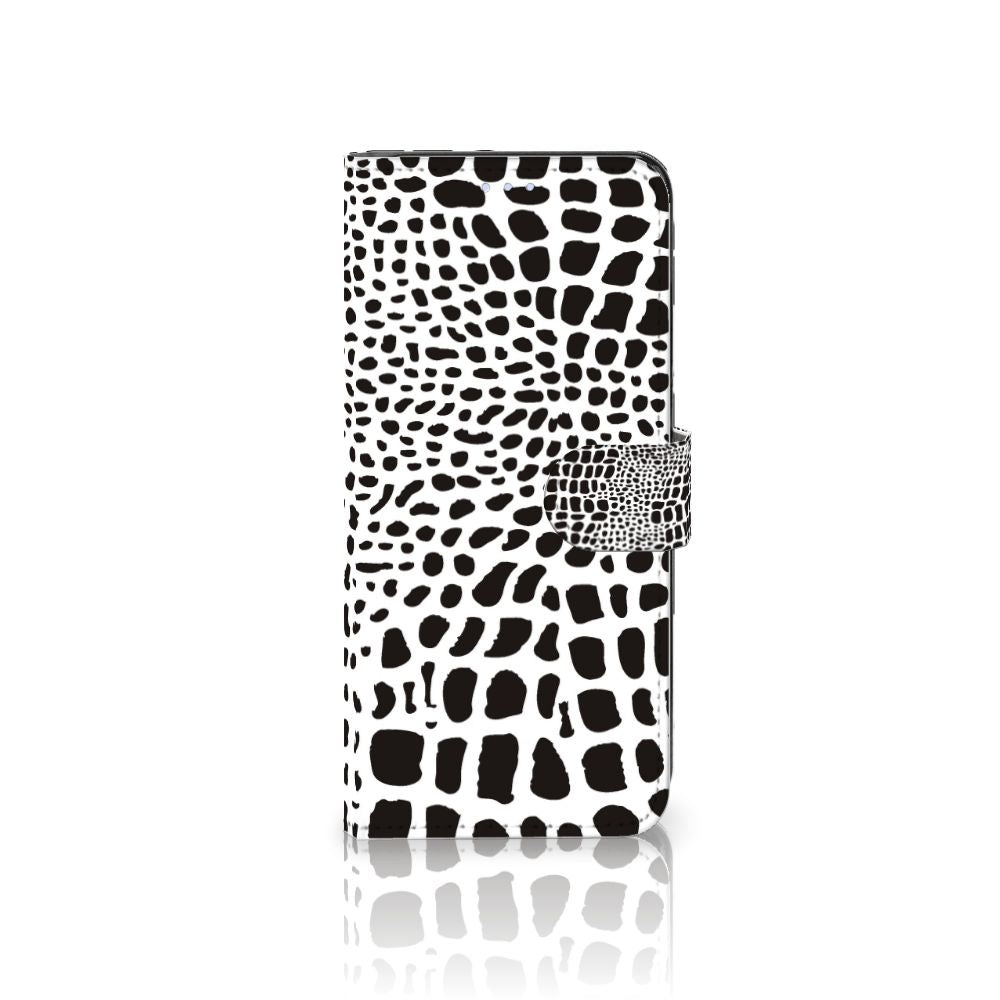 OPPO Reno 8 Lite | OnePlus Nord N20 Telefoonhoesje met Pasjes Slangenprint