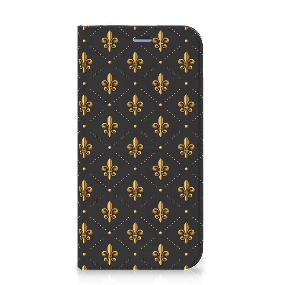 iPhone 12 Mini Hoesje met Magneet Franse Lelie - B2C Telecom