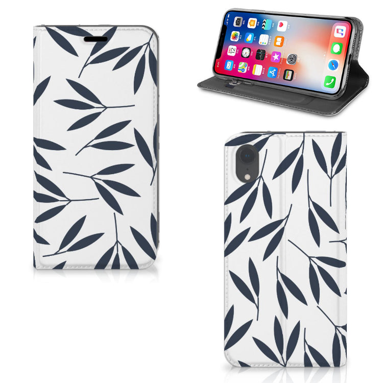Apple iPhone Xr Smart Cover Leaves Blue