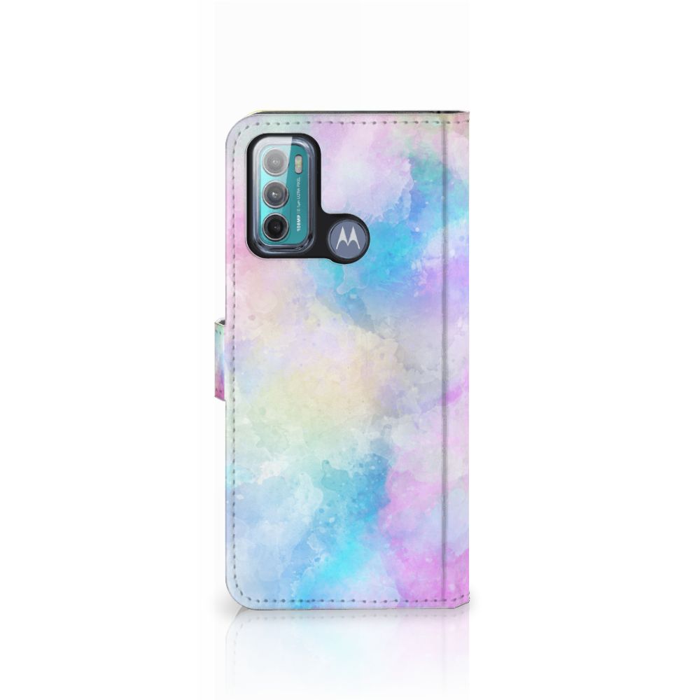 Hoesje Motorola Moto G60 Watercolor Light met pastelkleuren in een unieke watercolor stijl.