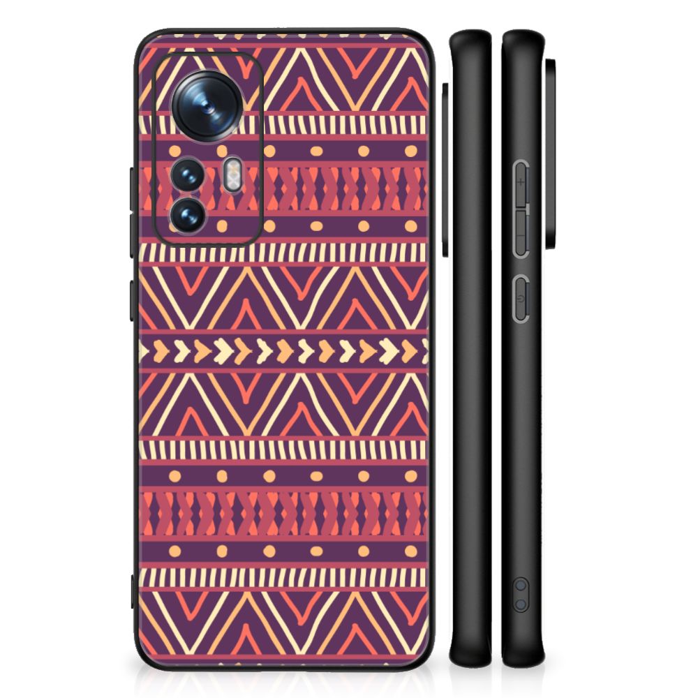 Xiaomi 12 | 12X Back Case Aztec Paars B2C Telecom