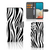 Samsung Galaxy A73 5G Telefoonhoesje met Pasjes Zebra