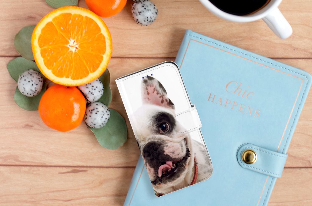 Samsung Galaxy S10e Telefoonhoesje met Pasjes Franse Bulldog