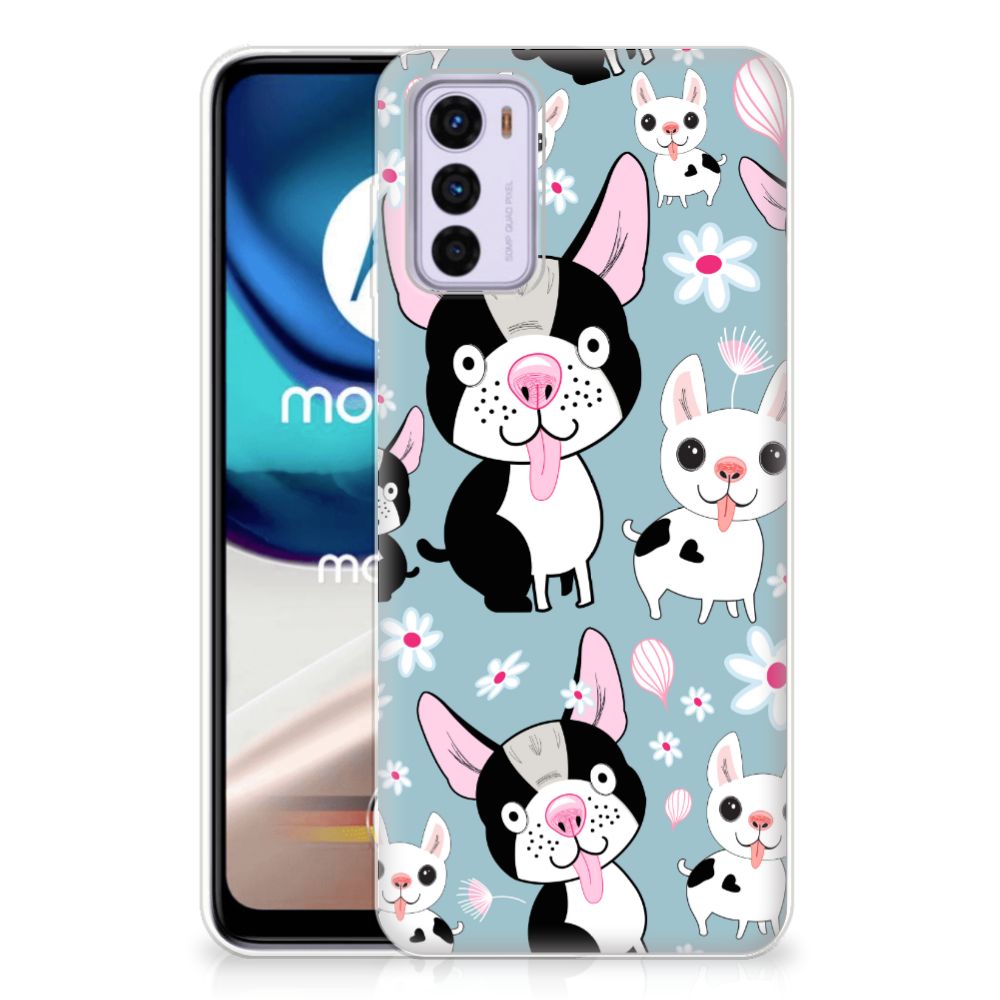 Motorola Moto G42 TPU Hoesje Hondjes