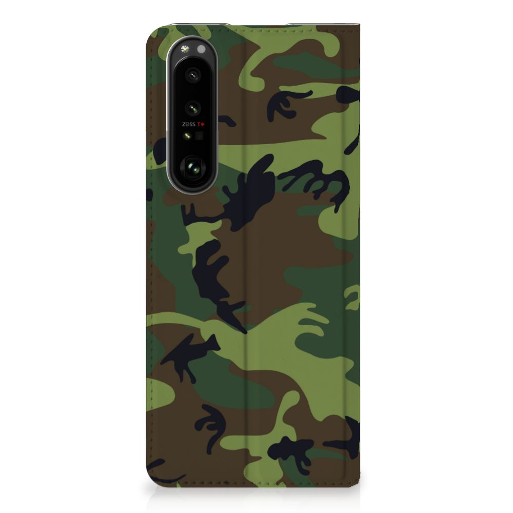 Sony Xperia 1 III Hoesje met Magneet Army Dark - B2C Telecom