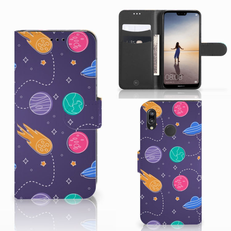 Huawei P20 Lite Wallet Case met Pasjes Space