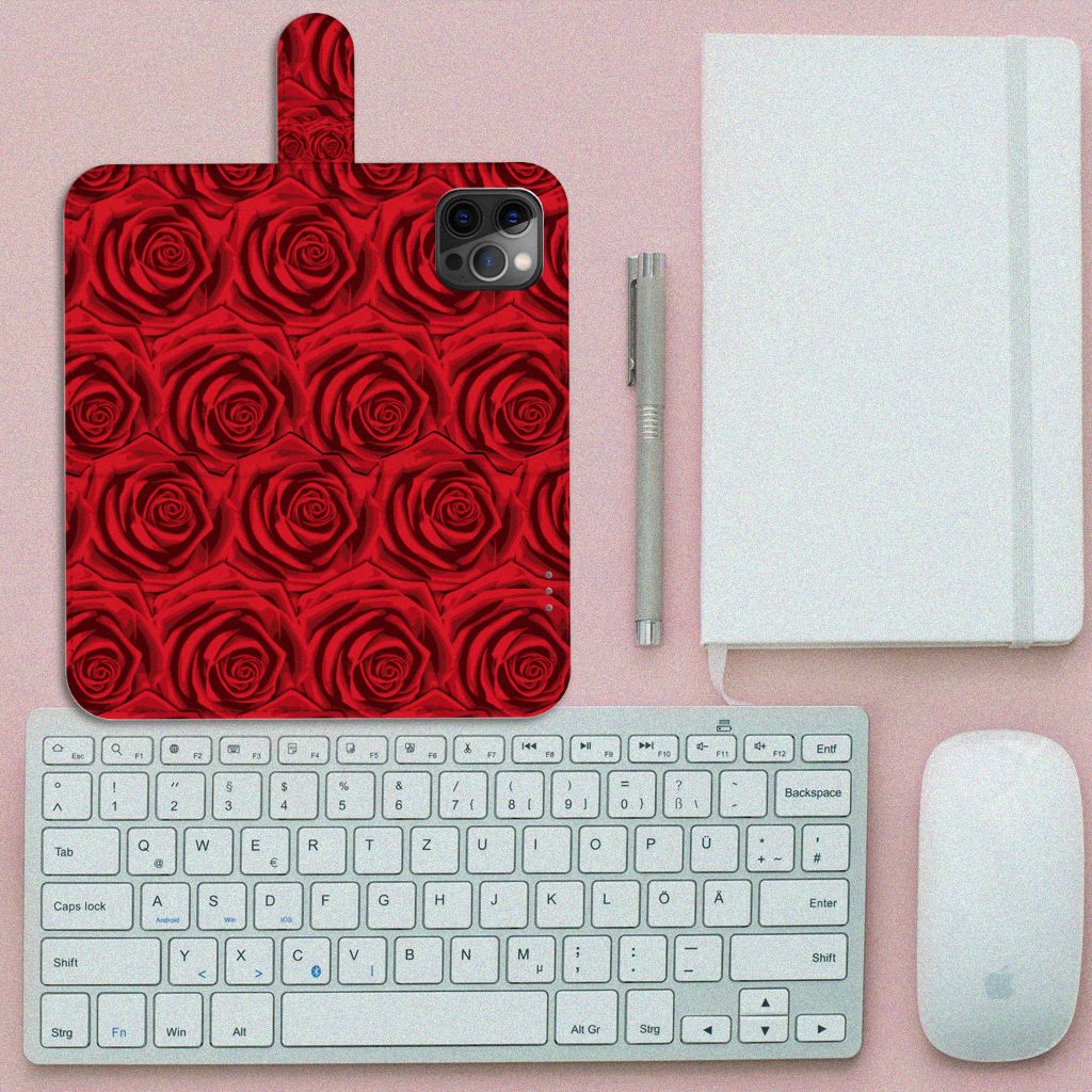 Apple iPhone 12 Pro Max Hoesje Red Roses