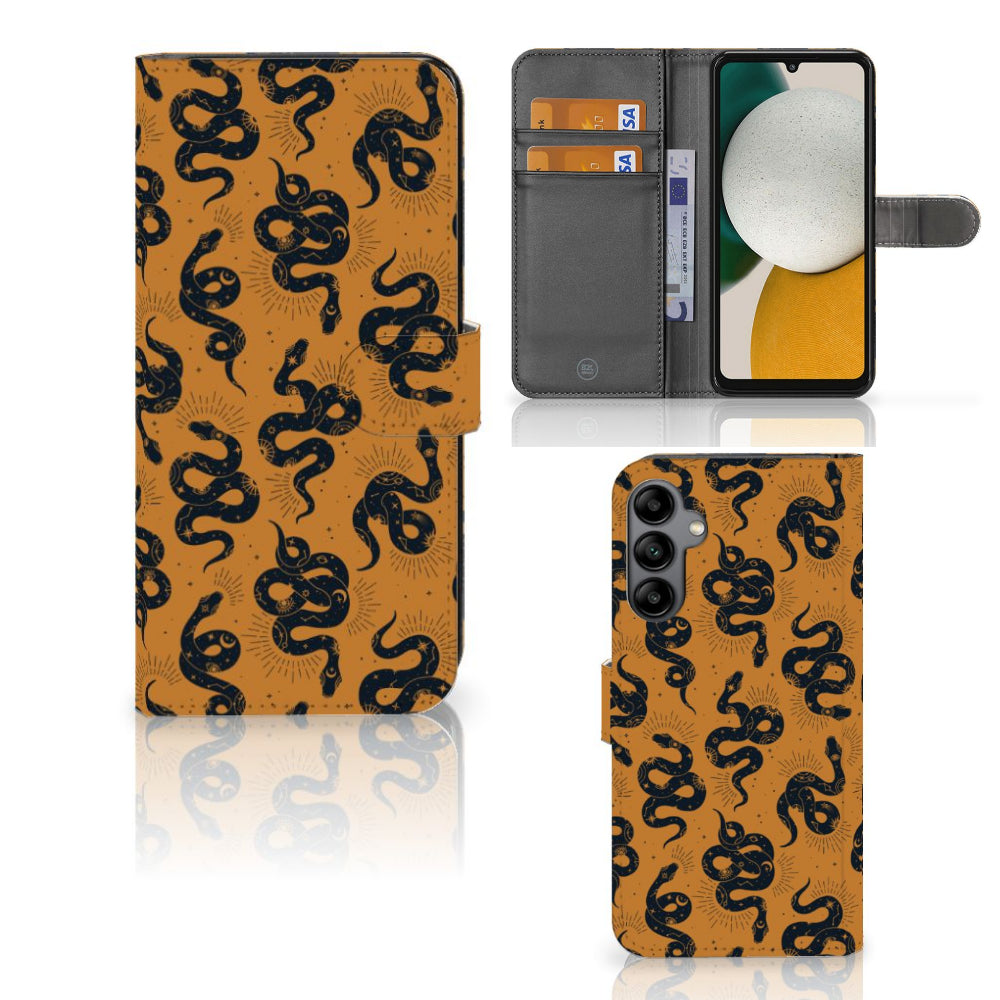 Telefoonhoesje met Pasjes voor Samsung Galaxy A34 Snakes