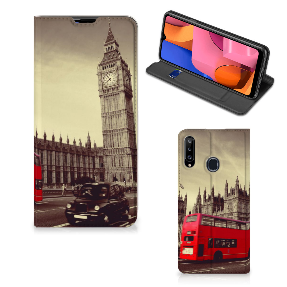 Samsung Galaxy A20s Book Cover Londen - B2C Telecom