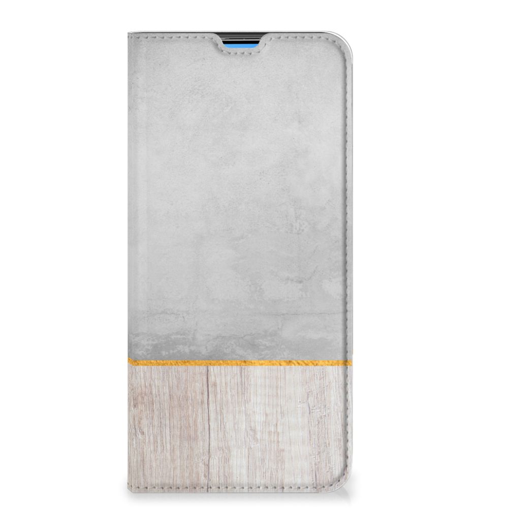 Xiaomi Mi 10T | 10T Pro Book Wallet Case Wood Concrete - B2C Telecom