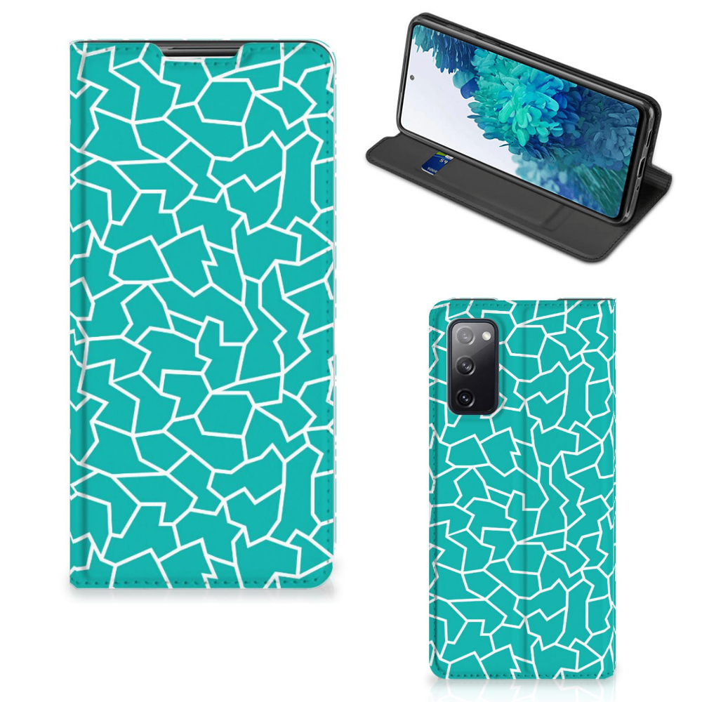 Samsung Galaxy S20 FE Bookcase Cracks Blue - B2C Telecom