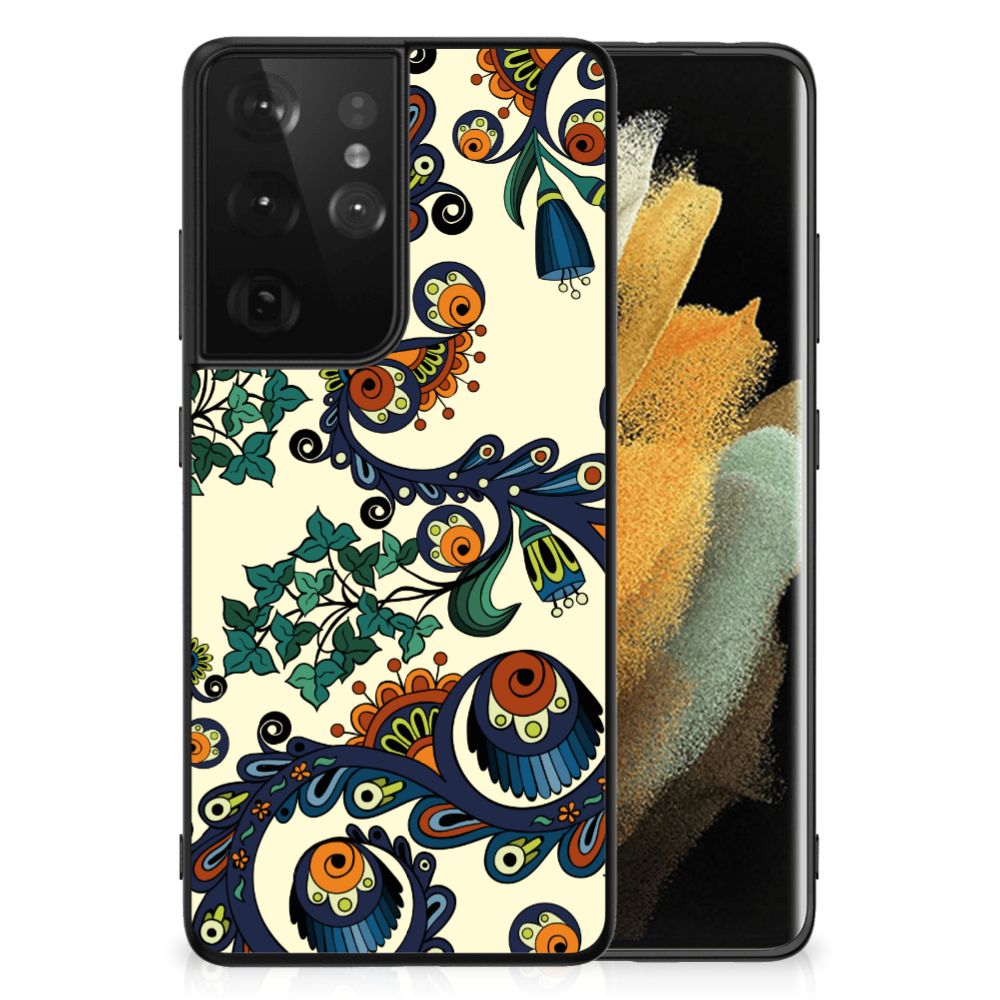 Back Cover Samsung Galaxy S21 Ultra Barok Flower B2C Telecom