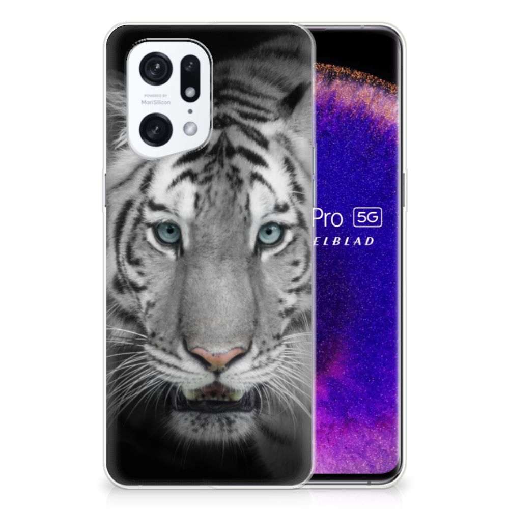 OPPO Find X5 Pro TPU Hoesje Tijger